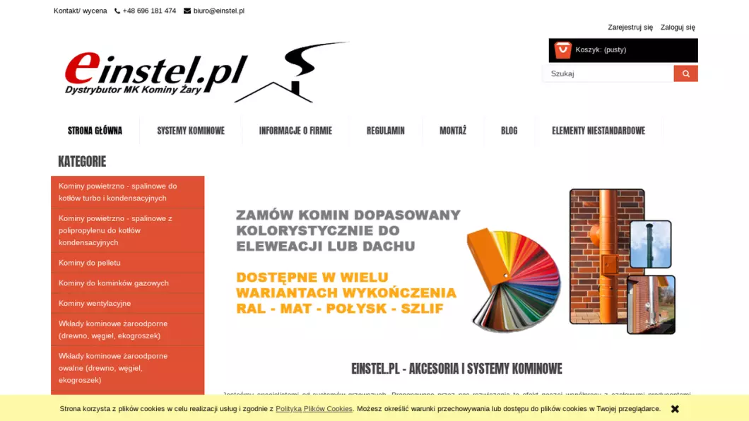 Systemy kominowe Einstel.pl - podgląd