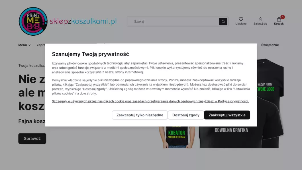 sklepzkoszulkami.pl - podgląd