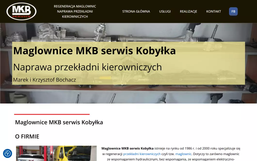 MKB Service - Regeneracja maglownic - podgląd
