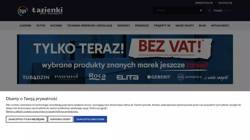 Salon łazienek i płytek TGS Śląsk - podgląd