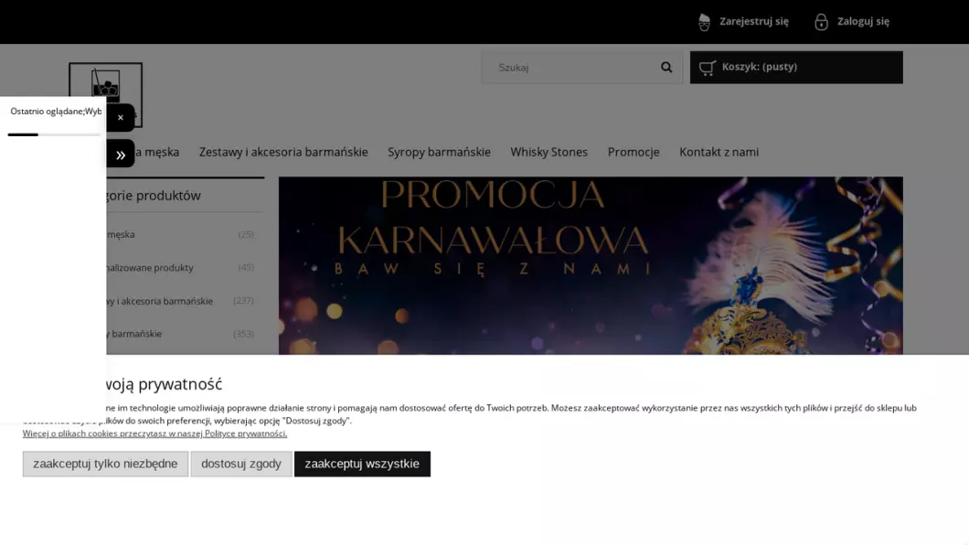 Akcesoria, sprzęt barmański | Sklep internetowy Whiskey Rocks - podgląd
