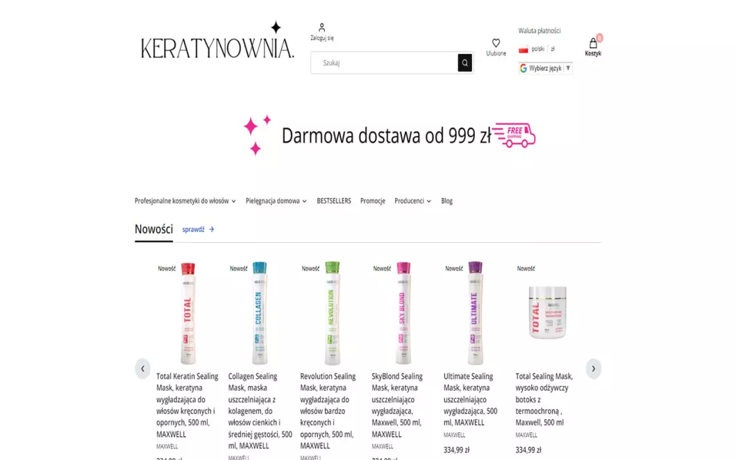 Keratynownia - podgląd
