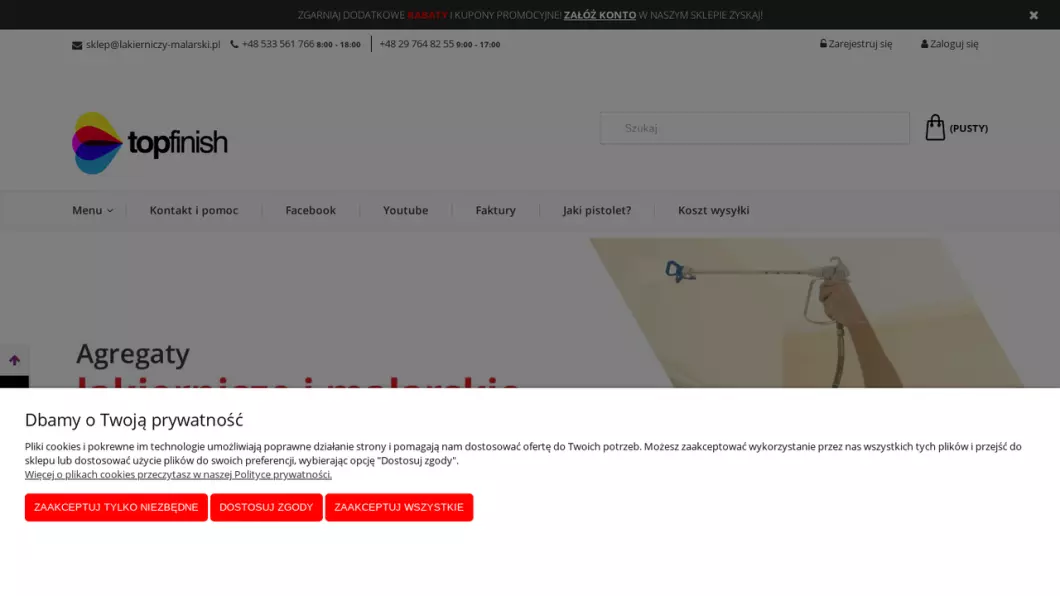 Narzędzia, sprzęt, osprzęt lakierniczy | Sklep internetowy Lakierniczy-malarski.pl - podgląd
